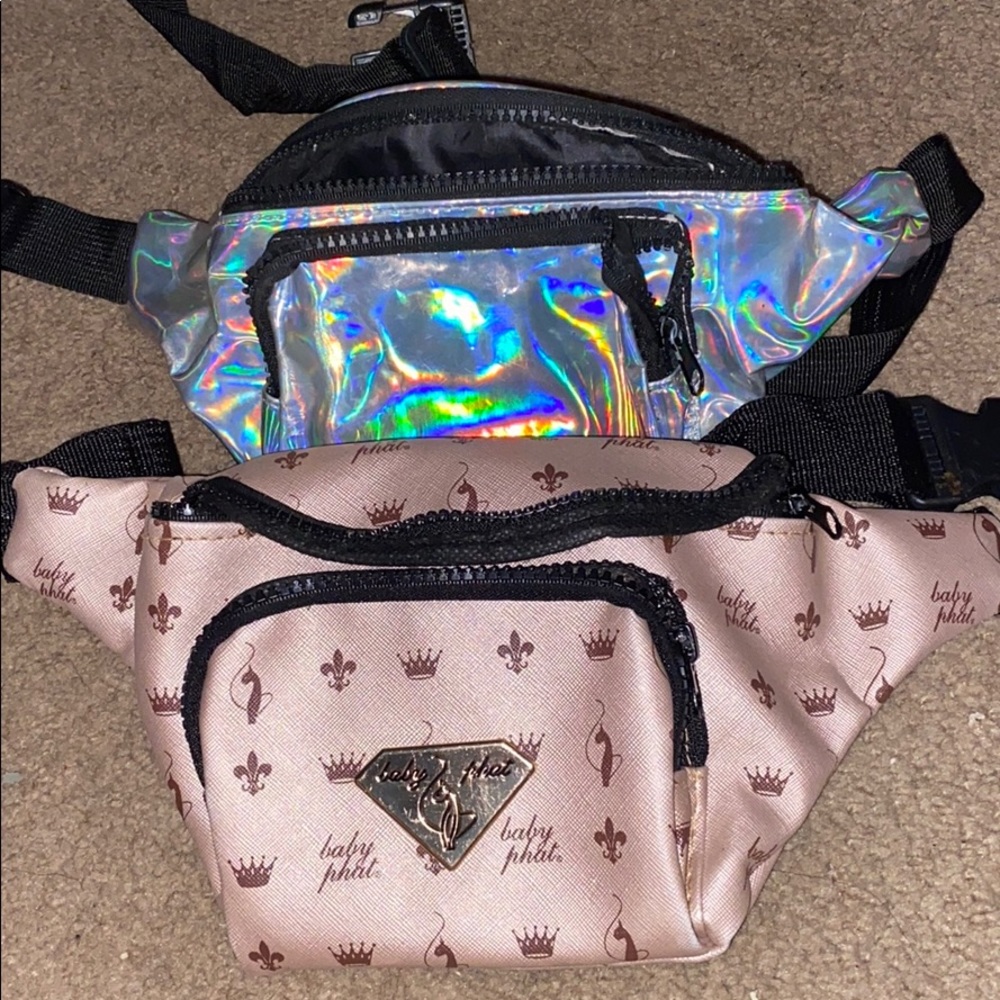 baby phat fanny pack and just a grey one